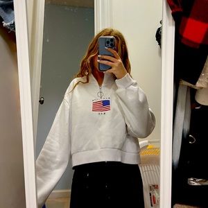 Stand-up collar sweatshirt from H&M